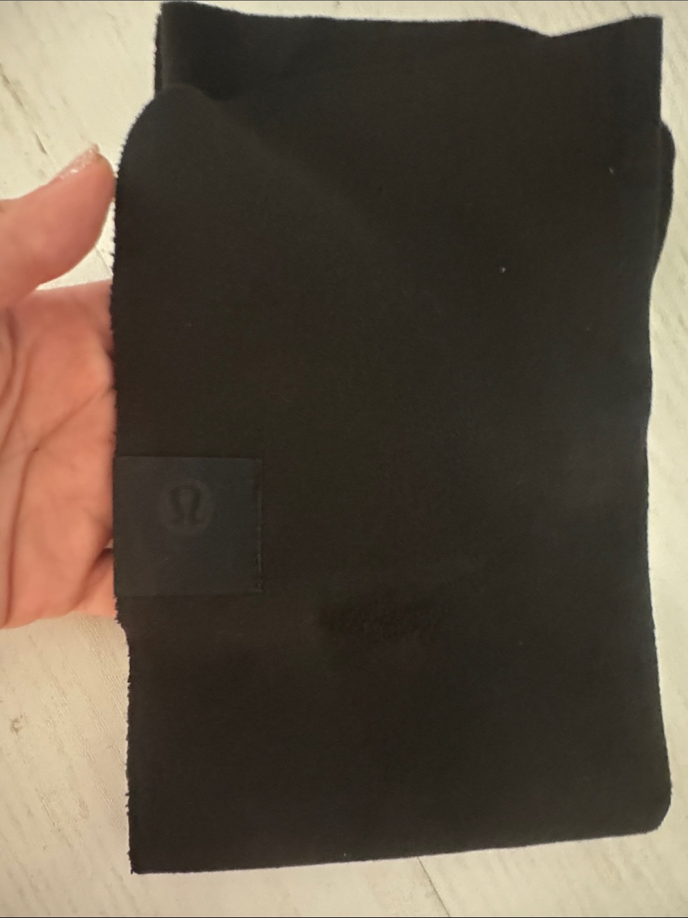 Lululemon small black yoga towel never used